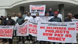 Indigenous Contractors vow to continue protest till FG clears outstanding debts