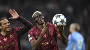 Champions League: Osimhen, Sane worry Guardiola as Gala visit City